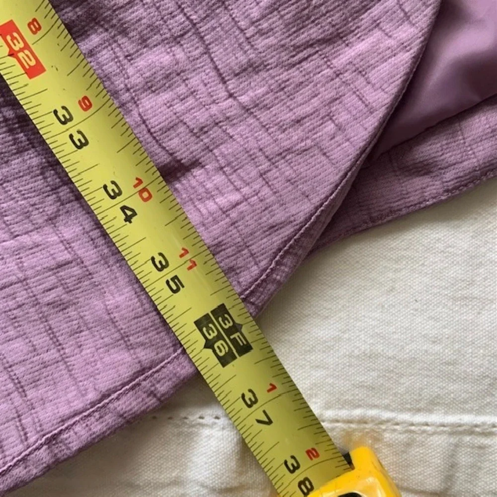 Lavender Sleeveless Wrap Dress 6‎ Belted V-Neck Minimalist Quiet Luxury Career